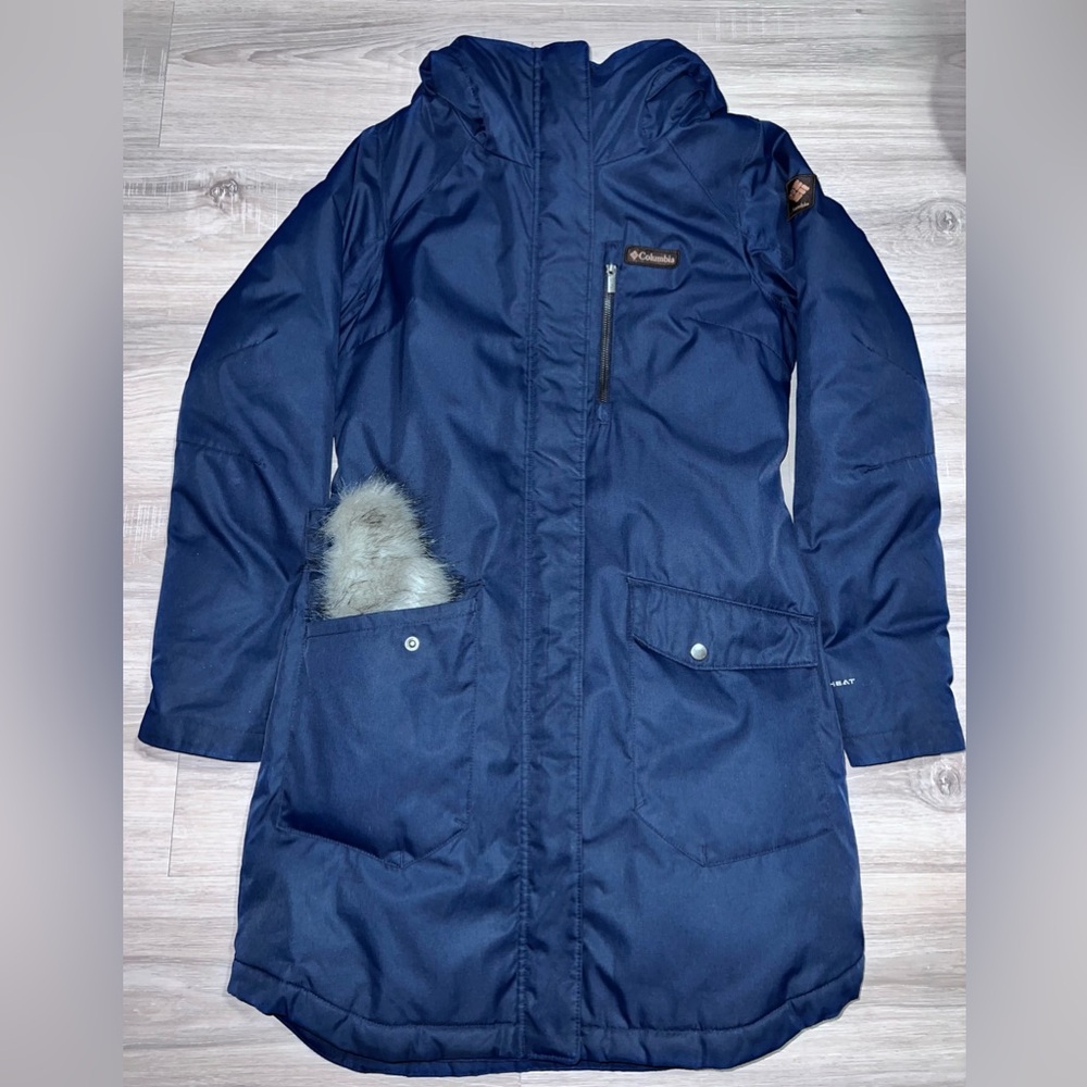 ✨Columbia Women’s Penns Creek Parka, Hooded Jacket with fur trim - Omni Heat